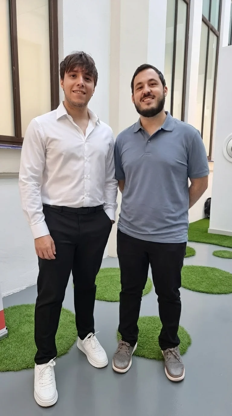 Álvaro Martínez y Santiago Marín — fundadores de Peyleth